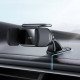 Автотримач для телефона Baseus Steel Cannon pro Solar Electric Car Mount Black