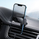 Автотримач для телефона Baseus Steel Cannon pro Solar Electric Car Mount Black