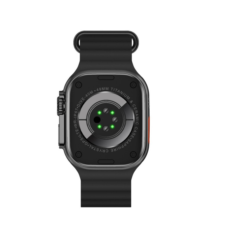 Смарт-годинник W&O X10 Ultra 3 49mm. 300 mAh. IP67 Black