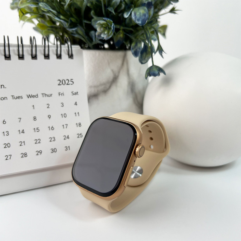 Смарт-годинник W&O X10 46mm. 240 mAh. Amoled+IP67 Gold