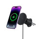 Автотримач для телефона з БЗП Baseus CW01 Magnetic Wireless Charging Car Mount Air Vent Version 15W Cluster Black