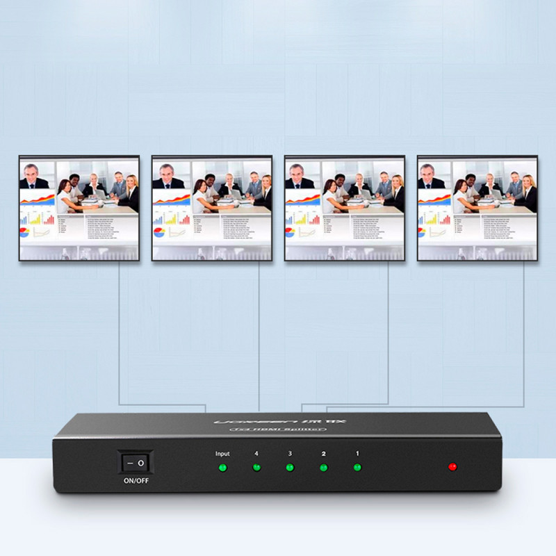 Сплітер UGREEN HDMI Splitter 1 In 4 Out EU