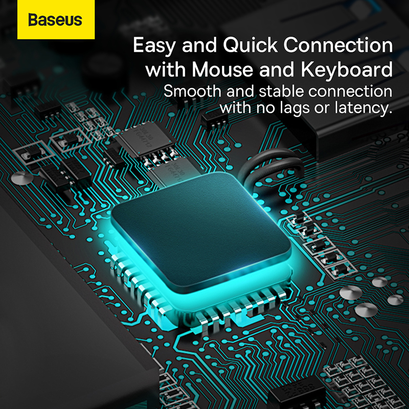 USB-хаб Baseus Metal Gleam Series 4-in-1 Multifunctional Type-C HUB Docking Station Gray（Type-C to USB3.0*4）
