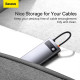 USB-хаб Baseus Metal Gleam Series 4-in-1 Multifunctional Type-C HUB Docking Station Gray（Type-C to USB3.0*4）