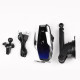 Автотримач для телефона з БЗП HOCO S14 Surpass automatic induction wireless charging car holder Silver