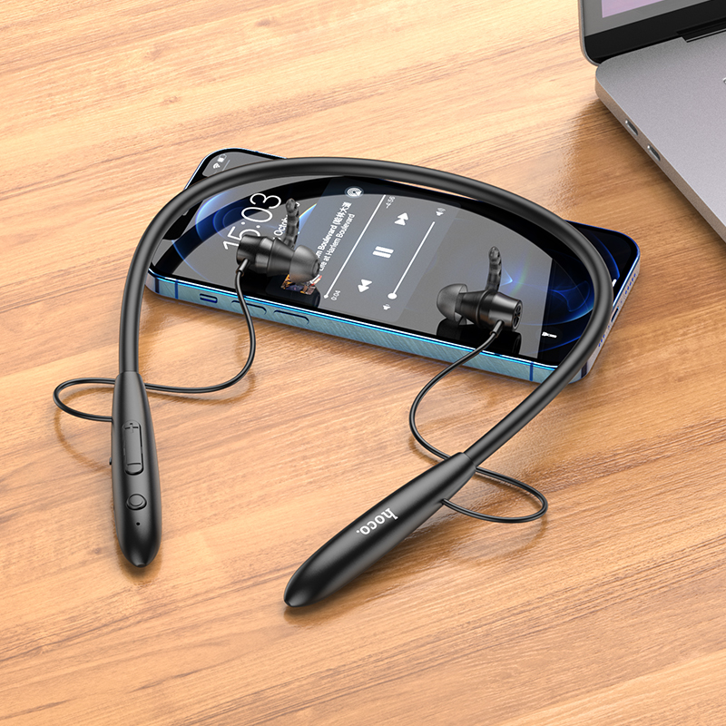 Бездротові спортивні навушники HOCO ES61 Manner sports BT headset Black
