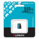 Карта пам'яті microSDXC (UHS-1 U3) Kingston Canvas Go! Plus 512Gb class 10 A2 V30 (R200MB/s, W-160MB/s)