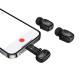 Бездротова мікрофонна система HOCO L19 Graceful wireless microphone(iP/Type-C) Black