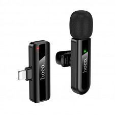 Бездротова мікрофонна система HOCO L20 Fair wireless microphone iP Black