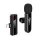 Бездротова мікрофонна система HOCO L20 Fair wireless microphone iP Black