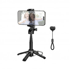Селфі-монопод HOCO K27 Magic portable mini live broadcast stand Black