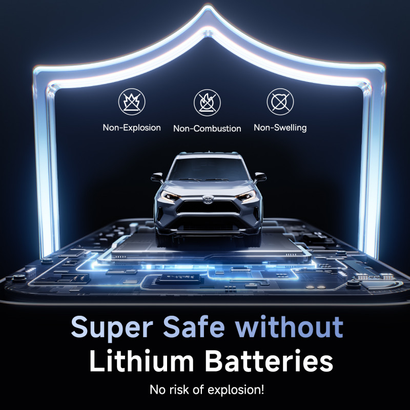 Пуско-зарядний пристрій Baseus PrimeTrip VJ1 Supercapacitor Car Jump Starter 1200A Cosmic Black