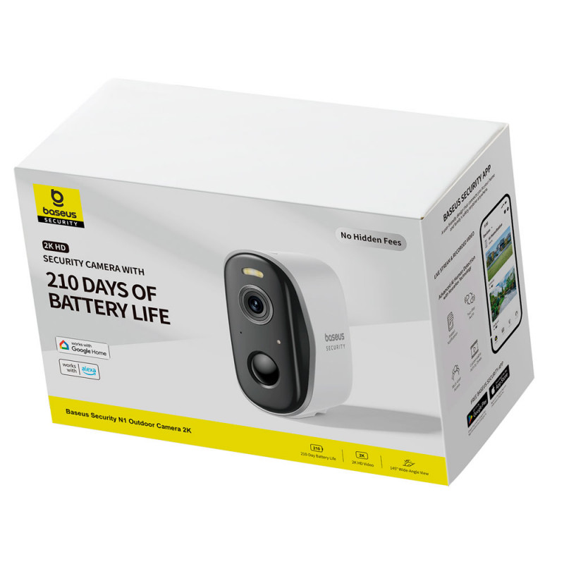 IP-камера відеоспостереження Baseus Security N1 Outdoor Camera 2K White