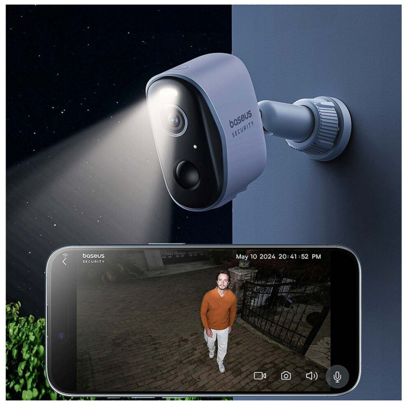 IP-камера відеоспостереження Baseus Security N1 Plus Outdoor Camera 2K 2-Cam Kit White EU