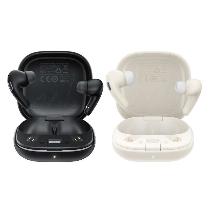 Бездротові навушники  ACEFAST W4 true wireless earbuds with phone stand Khaki