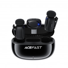 Бездротова мікрофонна система ACEFAST R2 wireless lavalier microphones Black