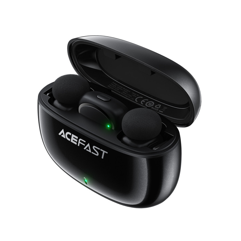 Бездротова мікрофонна система ACEFAST R2 wireless lavalier microphones Black