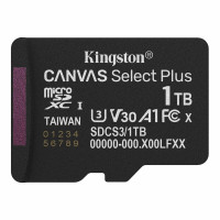 Карта пам'яті microSDXC (UHS-1 U3) Kingston Canvas Select Plus Gen3 1Tb class 10 А1 V30 (R-150MB/s)