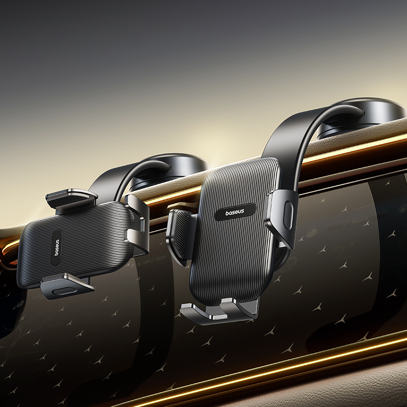 Автотримач для телефона Baseus PrimeTrip C03 Air Clamping Car Mount (Suction Cup Version, Cosmic Black)