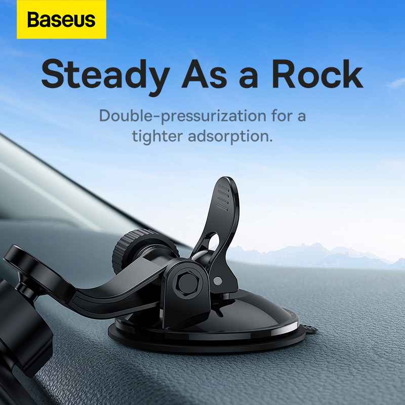 Автотримач для телефона Baseus UltraControl Lite Series Car Holder Cluster Black