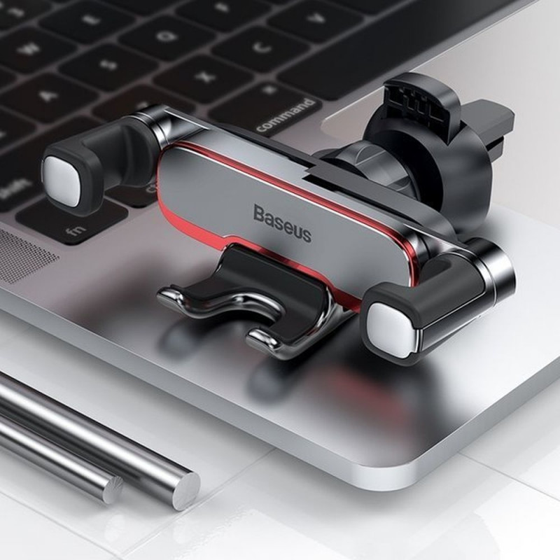 Автотримач для телефона Baseus Mr Hui Gravity Car Mount Silver