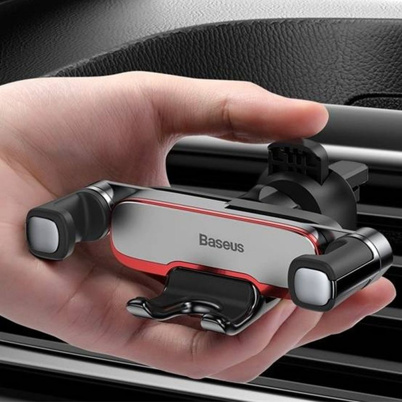 Автотримач для телефона Baseus Mr Hui Gravity Car Mount Silver
