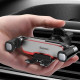 Автотримач для телефона Baseus Mr Hui Gravity Car Mount Silver