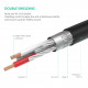 Аудіокабель UGREEN AV116 3.5mm Male to 2RCA Male, PVC, 5m Black