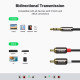 Аудіокабель UGREEN AV116 3.5mm Male to 2RCA Male, PVC, 5m Black