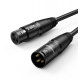 Аудіокабель UGREEN AV130 Cannon Male to Female Microphone Extension Audio Cable 5m Black