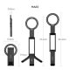 Тримач для телефону Ulanzi Vijim Ulanzi MA60 Foldable Magnetic Phone Tripod(Black)