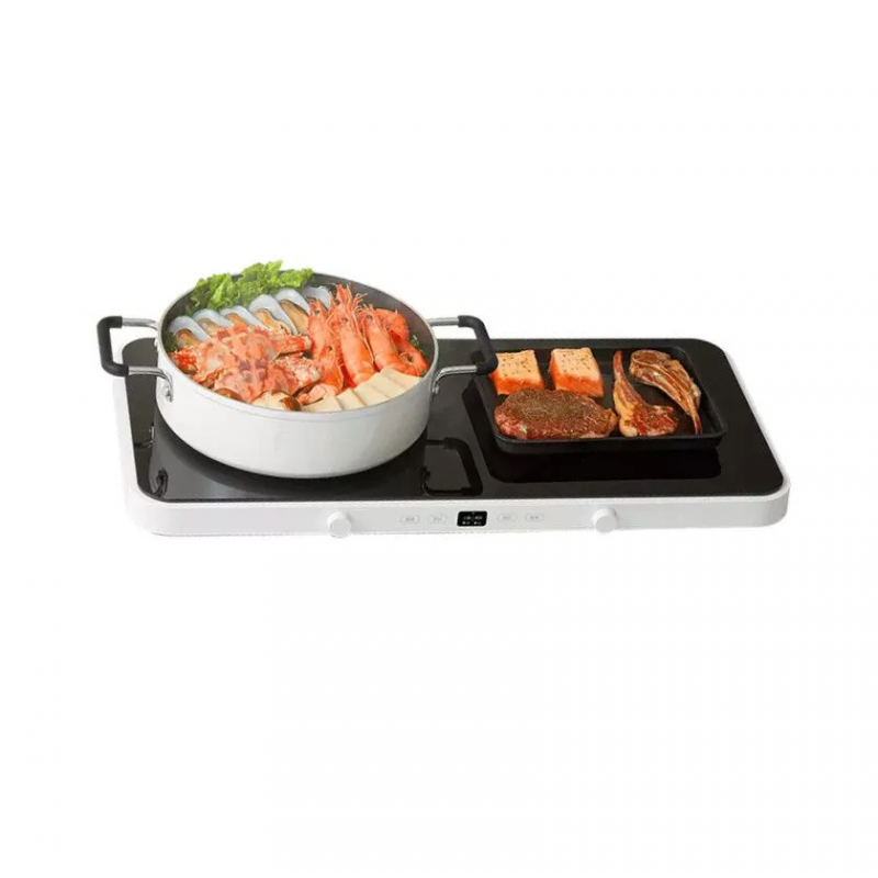 Індукційна плита Xiaomi Mijia Double Port Induction Cooker + (перехідник на EU розетку)