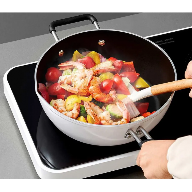 Індукційна плита Xiaomi Mijia Double Port Induction Cooker + (перехідник на EU розетку)
