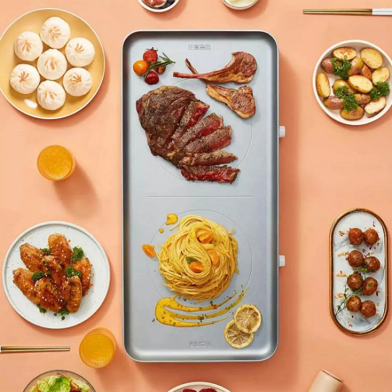 Індукційна плита Xiaomi Mijia Double Port Induction Cooker + (перехідник на EU розетку)