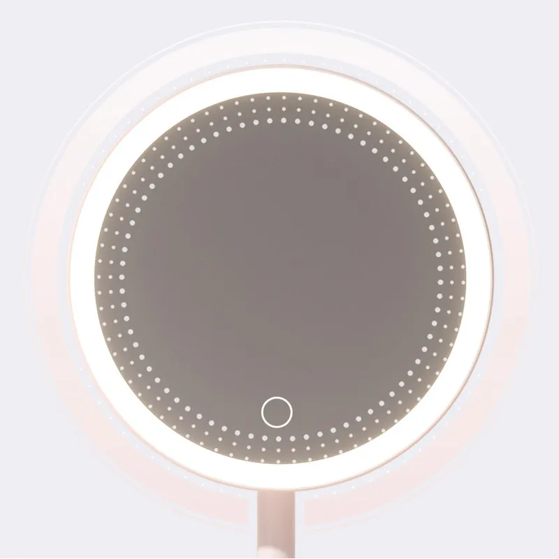 Дзеркало для макіяжу Xiaomi DOCO LED Beauty Sunlight Small Mirror Standard Edition Simple White