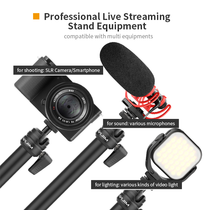 Штатив-тримач Ulanzi Vijim Desktop C-CLAMP Flexible Arm/Light Stand(Two- Stages) (UV-2676 LS06)