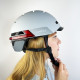 Захисний шолом Livall BH51M NSO (L) Sandstone Grey (57-61см), акустика JBL, мікрофон, сигнали поворотів та стопів, додаток, пульт BR80, застібка, BT