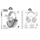 Бездротові накладні навушники HOCO W35 Air Triumph BT headset Silver