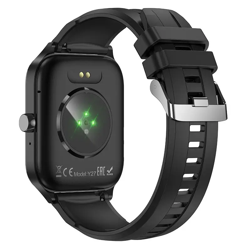 Смарт-годинник HOCO Y27 49mm. 230 mAh. IPX4 Smart sports watch (call version) Black