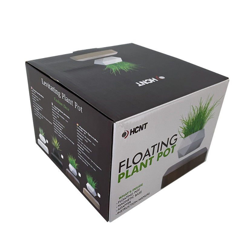 Магнітний левітаційний горщик для рослин HCNT Magnetic Levitating Pot M10-GW4 Black