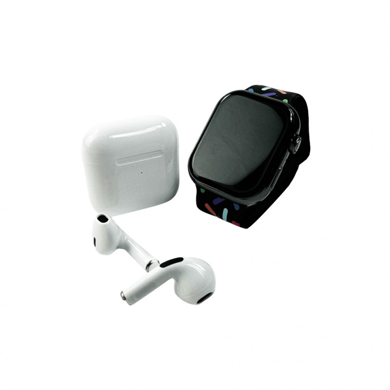 Смарт-годинник Fendior S9 Pro+TWS 49mm. 200 mAh Black