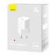 Мережевий зарядний пристрій Baseus GaN5 Fast Charger(mini) 1C 20W EU White