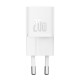 Мережевий зарядний пристрій Baseus GaN5 Fast Charger(mini) 1C 20W EU White