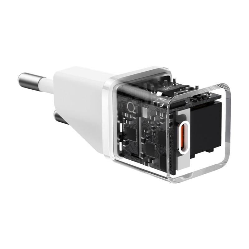 Мережевий зарядний пристрій Baseus GaN5 Fast Charger(mini) 1C 20W EU White