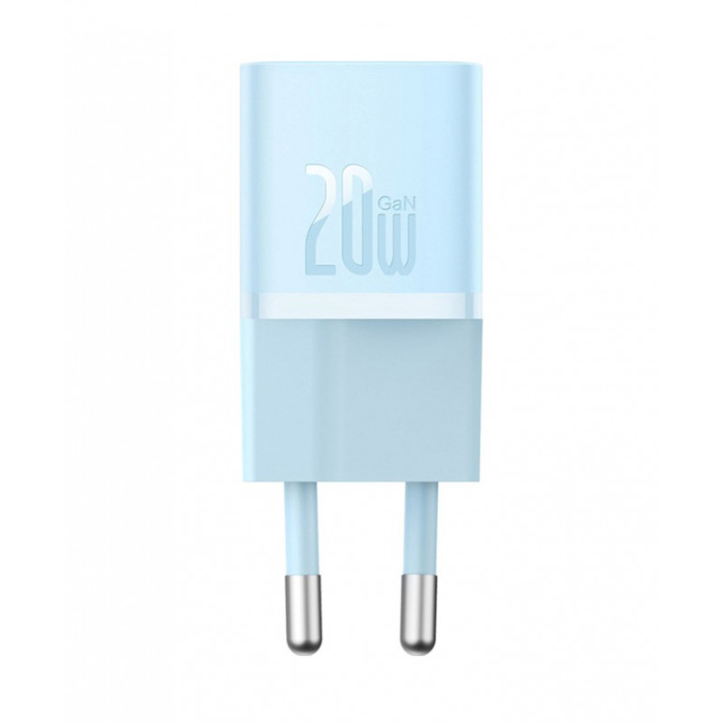 Мережевий зарядний пристрій Baseus GaN5 Fast Charger(mini) 1C 20W EU Blue