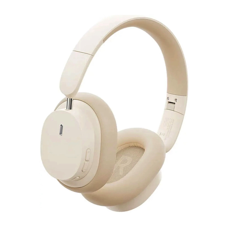 Бездротові накладні навушники Baseus Bowie D05 Wireless Headphones Creamy-white