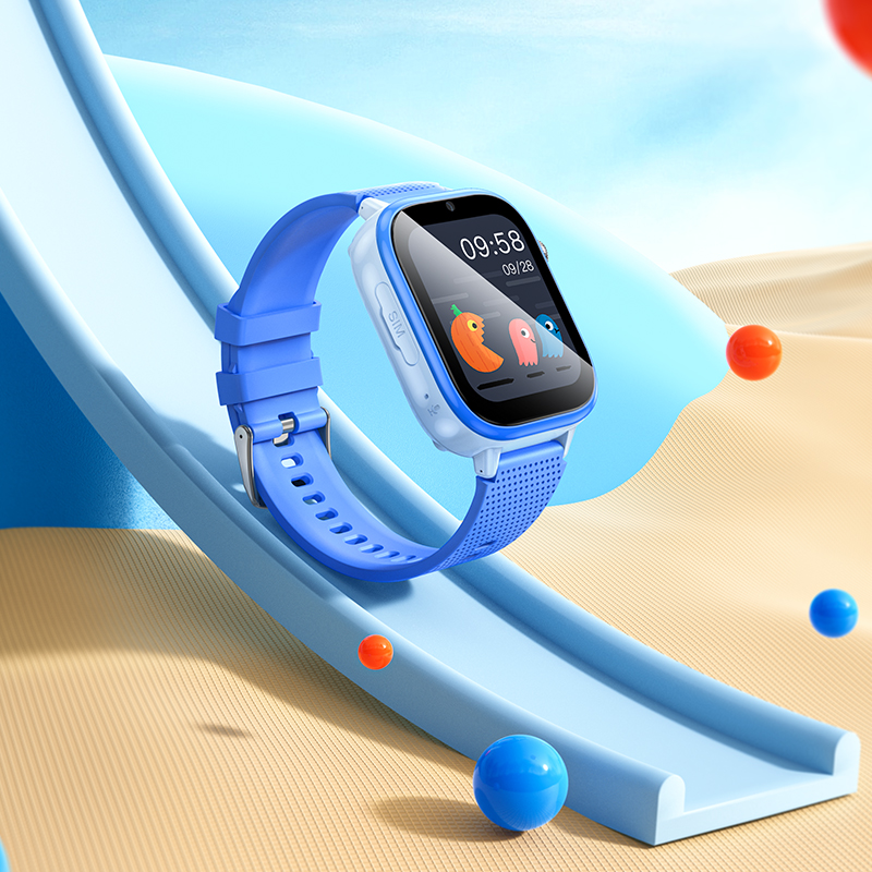 Дитячий cмарт-годинник Hoco Y101 46mm. SIM 4G. Wi-Fi. 680 mAh. IP65 Blue