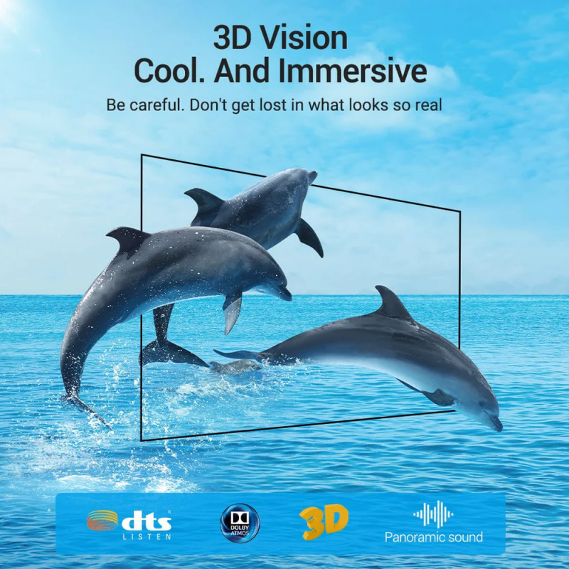 Кабель Vention HDMI-HDMI, 3M, v2.1, 8K 60Hz, 4K 120Hz, 2K 144Hz, 1080P 160Hz (AANBF)