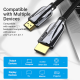 Кабель Vention HDMI-HDMI, 3M, v2.1, 8K 60Hz, 4K 120Hz, 2K 144Hz, 1080P 160Hz (AANBF)