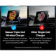 Автотримач для телефона з БЗП Baseus LightChaser Series Triple-Coil Wireless Charging Electric Car Mount Cluster Black